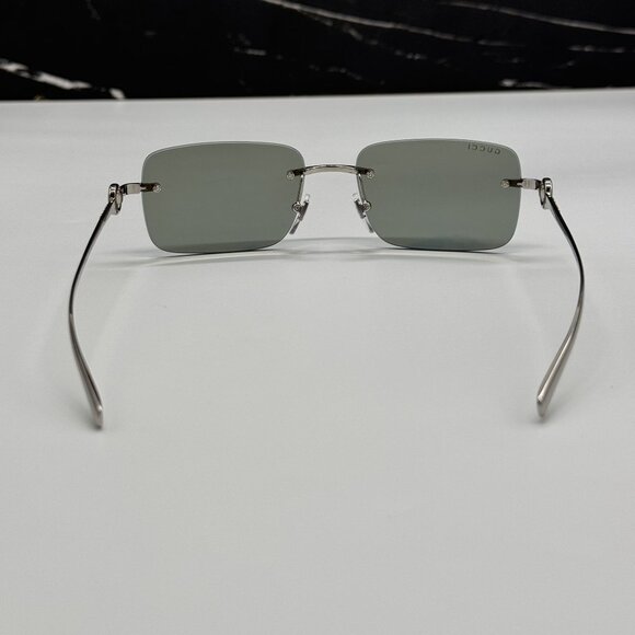 NEW GUCCI SILVER UNISEX SUNGLASSES GUCCI GG1703S 002 main image 8
